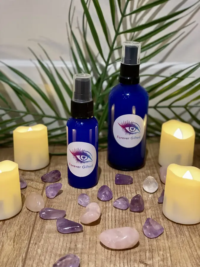 Reiki infused cleansing sprays